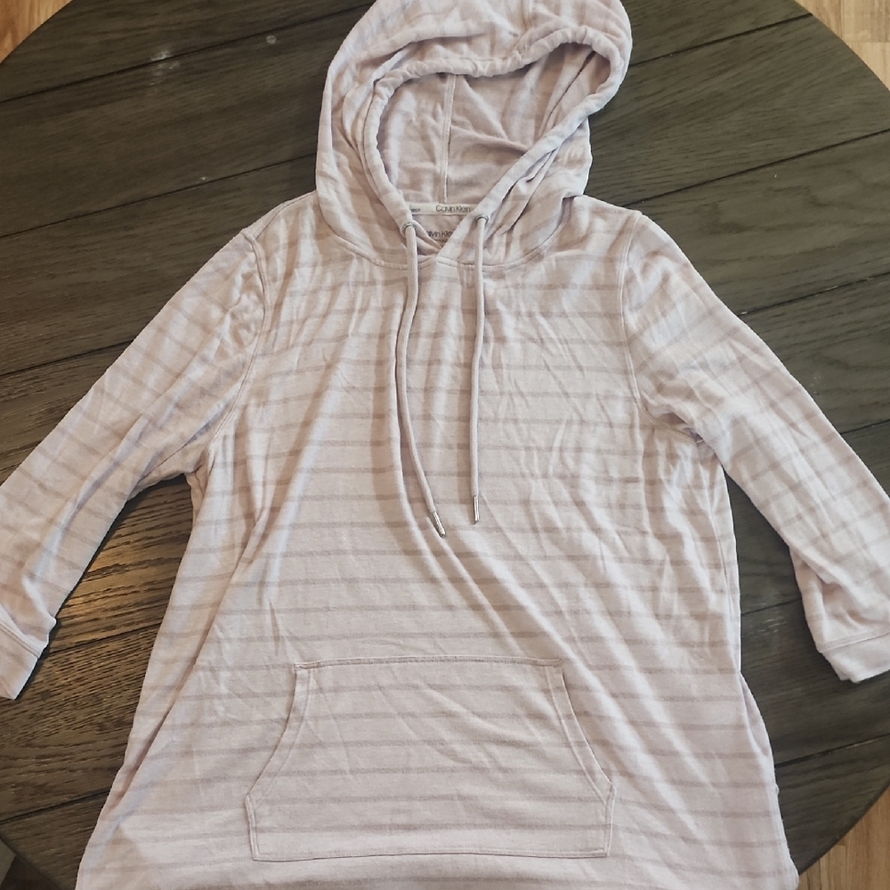 Striped Hooded Pullover